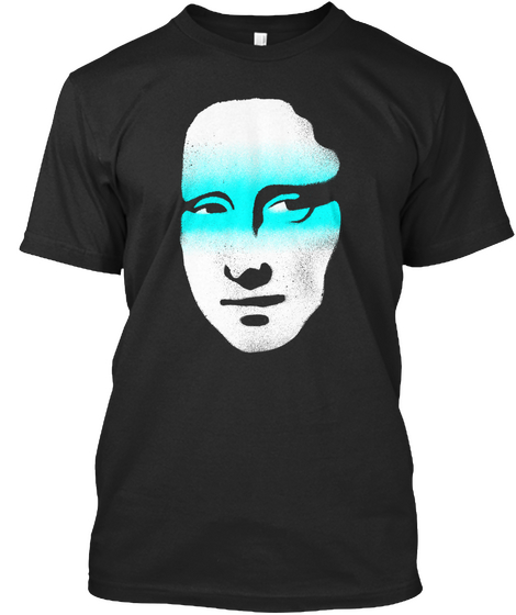 The Modern Lisa Black T-Shirt Front