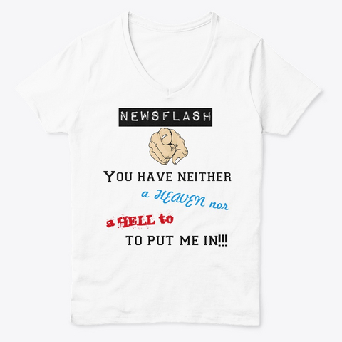 Newsflash White  Camiseta Front