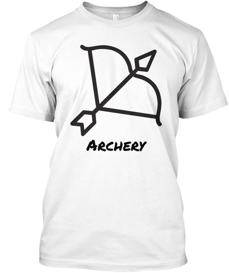 Archery White T-Shirt Front