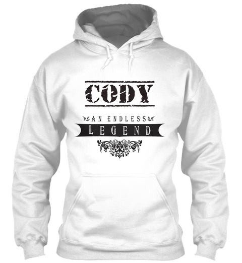 Cody An Endless Legend White T-Shirt Front