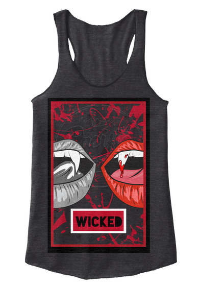 Wicked Eco Black áo T-Shirt Front