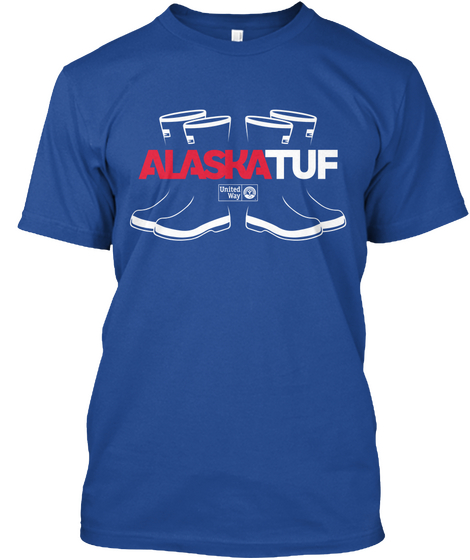 Alaskatuf United Way Deep Royal Camiseta Front