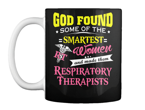 Mug   Respiratory Therapists Black Maglietta Front