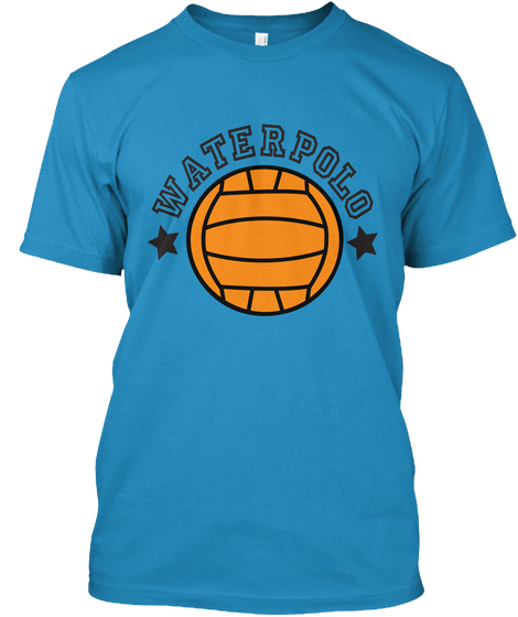 Waterpolo Sapphire T-Shirt Front