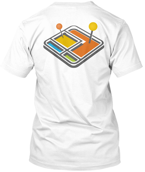 Get With Arcade City White áo T-Shirt Back