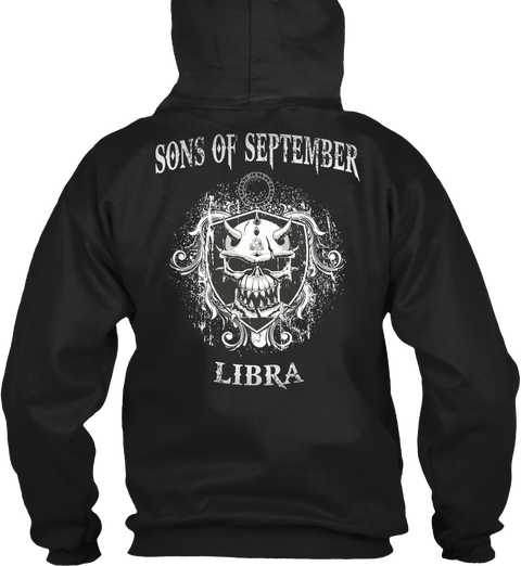 Sons Of September Libra Black T-Shirt Back