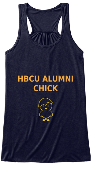 Hbcu Alumni Chick Midnight T-Shirt Front