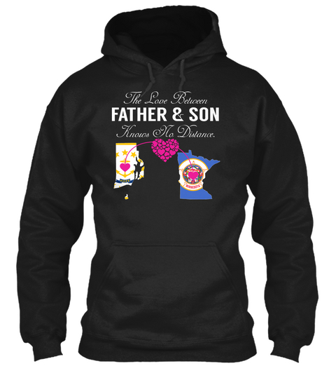 Father Son   Rhode Island Minnesota Black Kaos Front