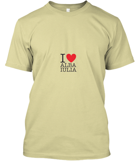 I Love Alba Iulia Sand áo T-Shirt Front