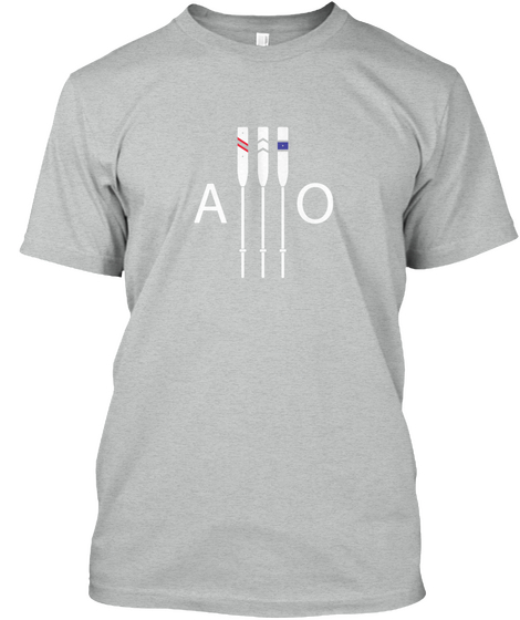 A O  Athletic Grey T-Shirt Front