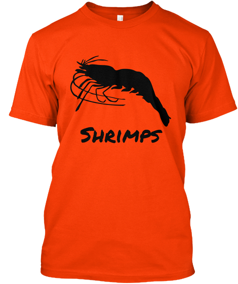 Shrimps Orange Camiseta Front