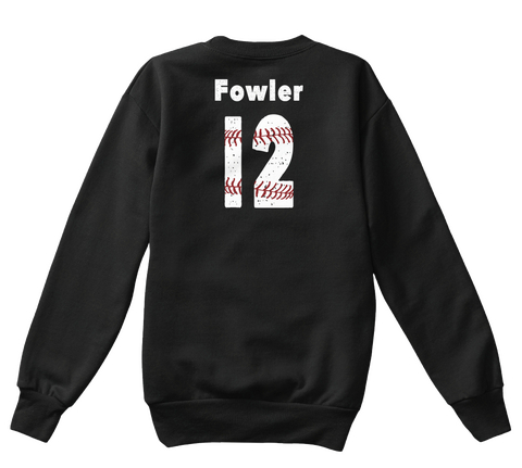 Fowler 12 Black T-Shirt Back