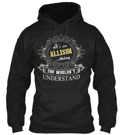 Allison Thing Black T-Shirt Front