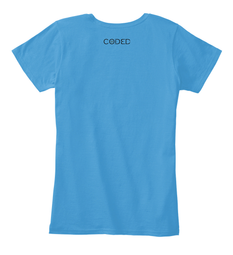 Coded Azure T-Shirt Back