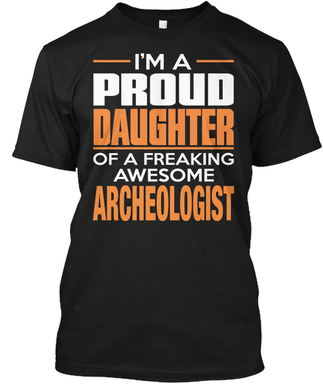 Archeologist Black Camiseta Front