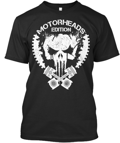 Motorheads Edition Black Camiseta Front