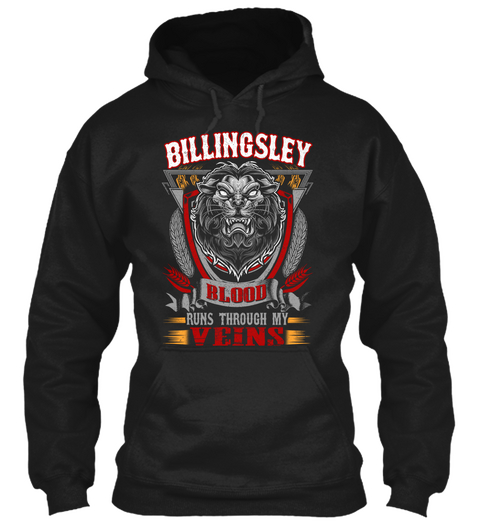Billingsley Blood Thru My Veins Black áo T-Shirt Front