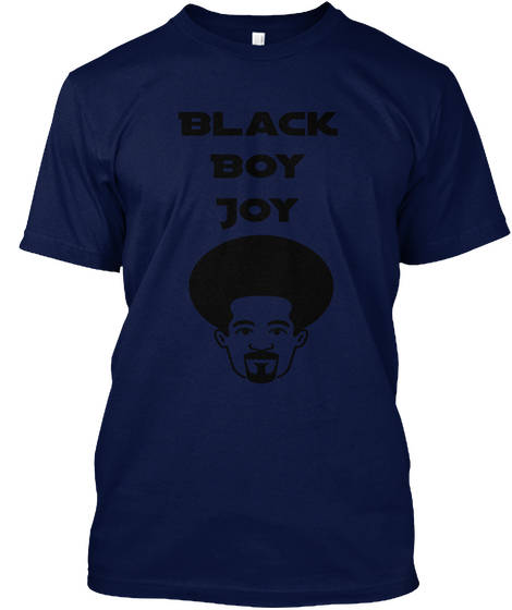 Black
Boy
Joy Navy T-Shirt Front