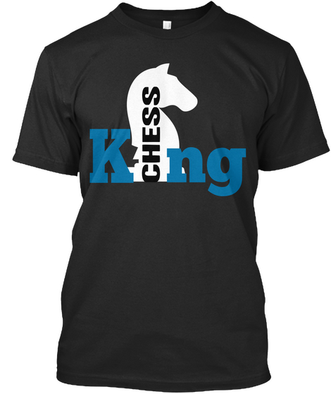 Chess King Black T-Shirt Front