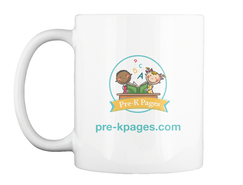 Pre Kpages.Com Pre K Pages White T-Shirt Front