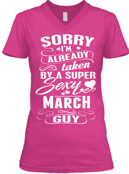 I'm Already Taken By March Guy  Berry Maglietta Front