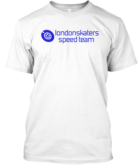 Londonskaters Speed Team White áo T-Shirt Front