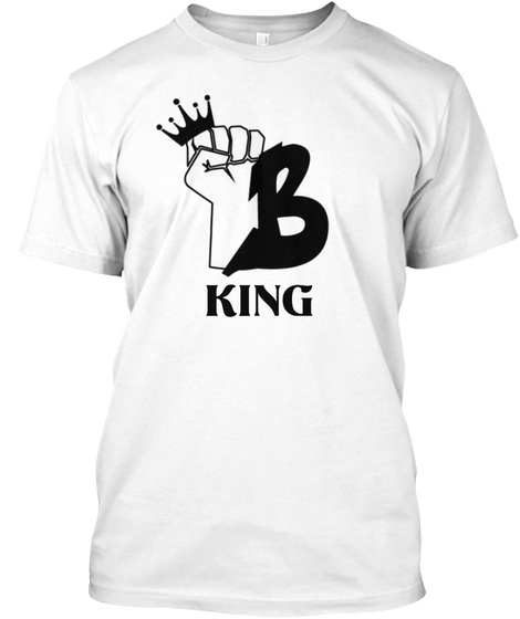 B King White Camiseta Front