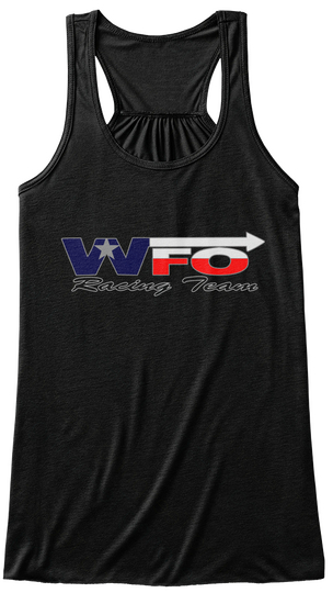 Wfo Racing Team Black T-Shirt Front