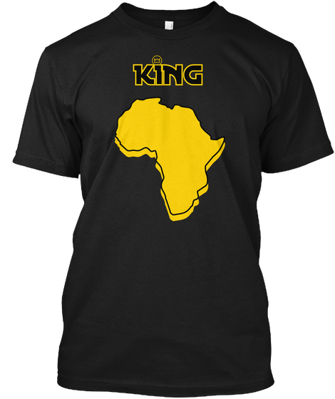 King Black Camiseta Front