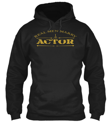 Real Men Marry Actor Black Maglietta Front