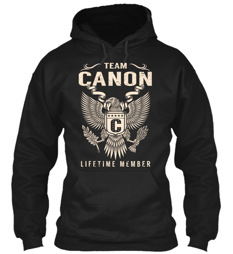 Team Canon Lifetime Member Black Kaos Front