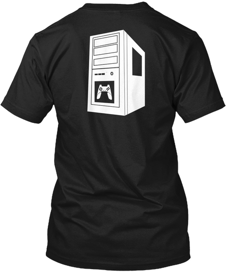 Vega Built Gaming New York Tees! Black T-Shirt Back