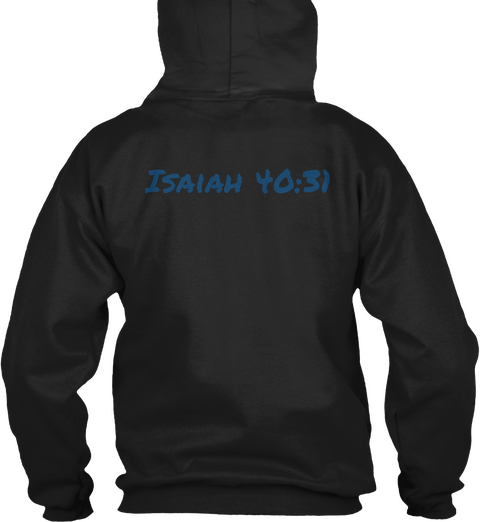 Isaiah Black T-Shirt Back