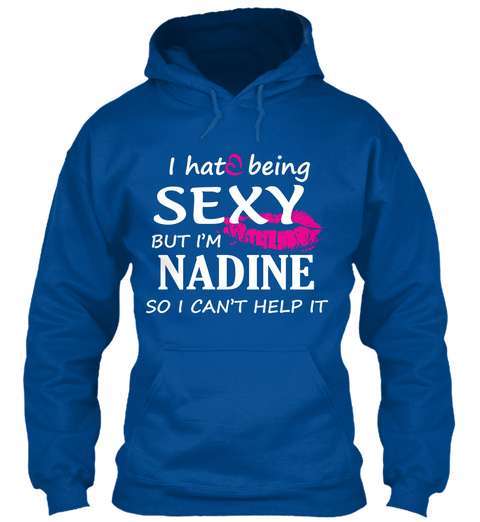 Tshirt Of Nadine, Sexy Nadine Royal T-Shirt Front