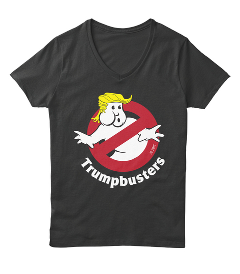 Jg 2016 Trumpbusters Black T-Shirt Front