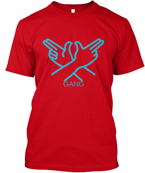 Gang Red T-Shirt Front