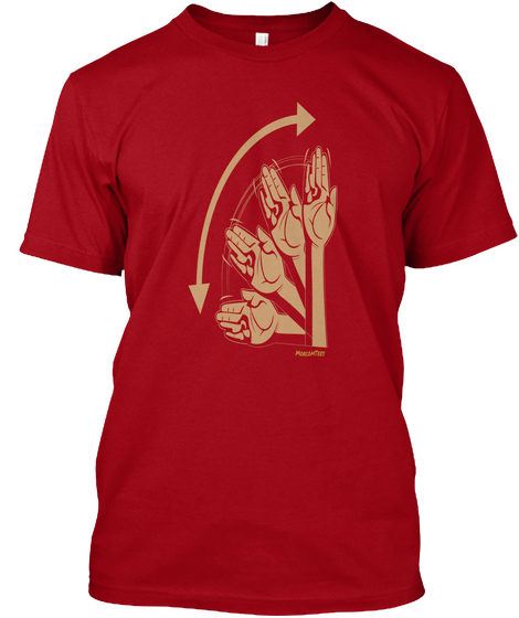 Proper Chop Deep Red T-Shirt Front