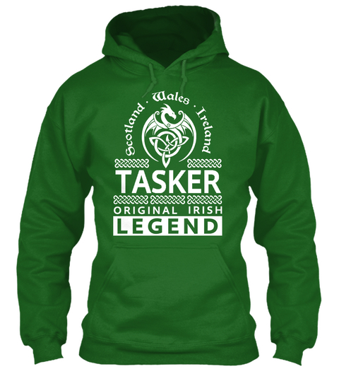 Ireland Wales Scotland Tasker Original Irish Legend Irish Green Camiseta Front