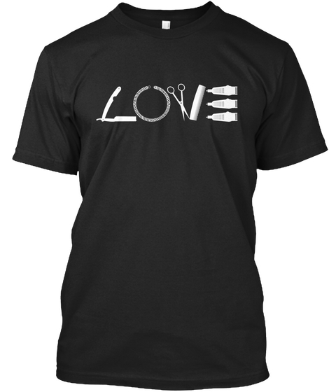 Love Black Camiseta Front