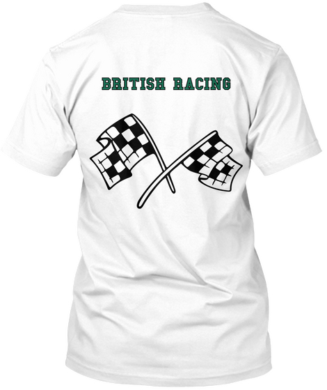 British Racing White Kaos Back
