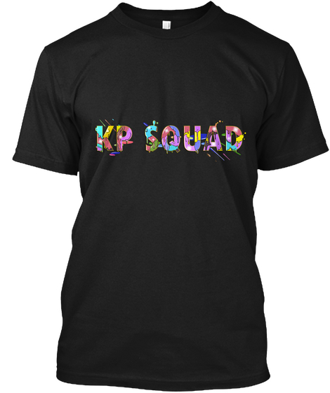 Kp Squad Black T-Shirt Front