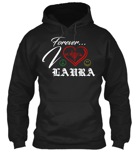 Forever Lahra Black áo T-Shirt Front