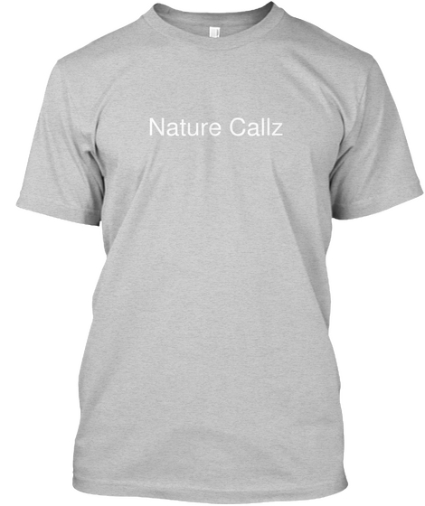 Nature Callz Light Steel Camiseta Front