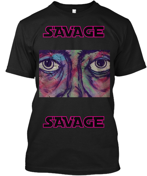 Savage Savage Black T-Shirt Front