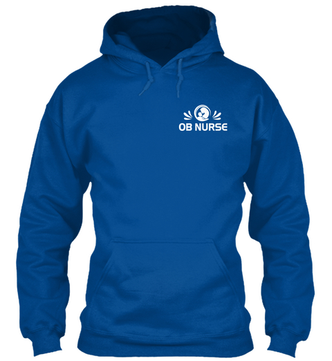 Ob Nurse   Crazy Royal áo T-Shirt Front