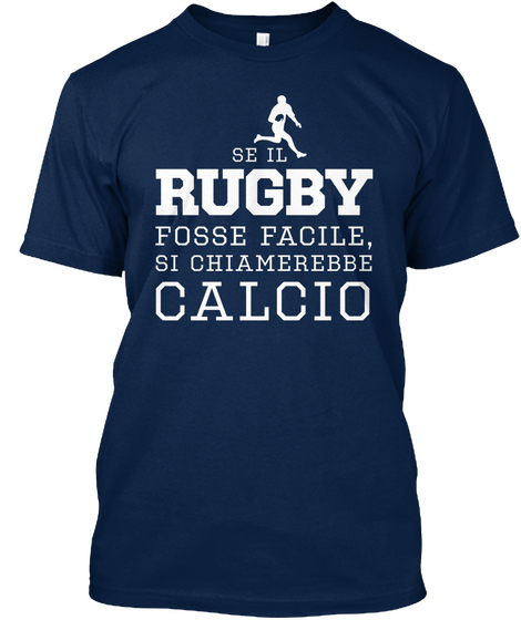 Rugby! Navy T-Shirt Front