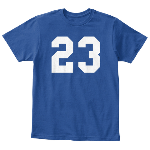 23 Deep Royal  T-Shirt Front