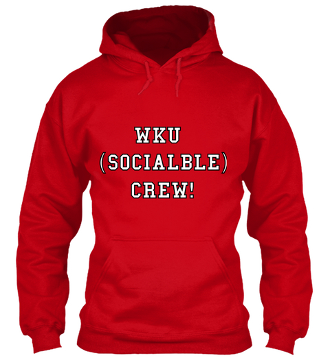 Wku 
(Socialble)
Crew! Red Kaos Front