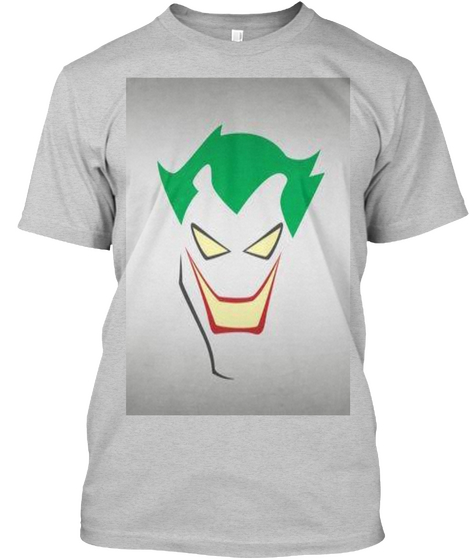 Joker Smile Light Steel T-Shirt Front