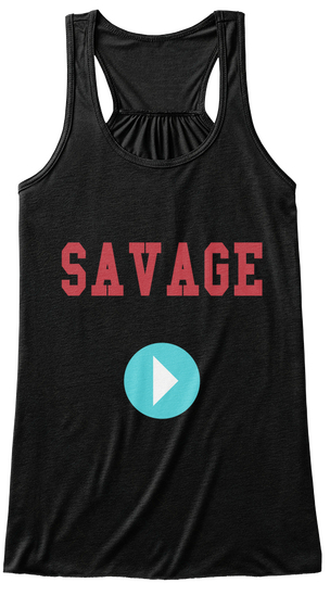 Savage Black T-Shirt Front